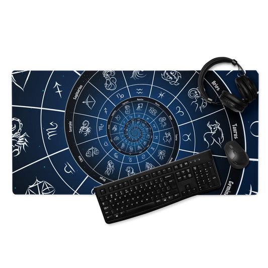 Blue Astrology Gaming Mouse Pad
