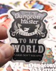 100PCS DnD Sticker Pack