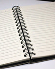 Skull Wall Leather Spiral Notebook