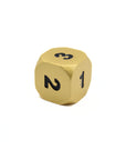 Matte Gold Metal Dice (7pcs Set)