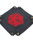 D20 Faux Leather Dice Tray