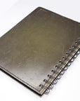 Skull Wall Leather Spiral Notebook