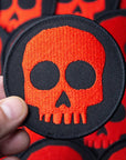 Red Skull 3" Embroidered Patch