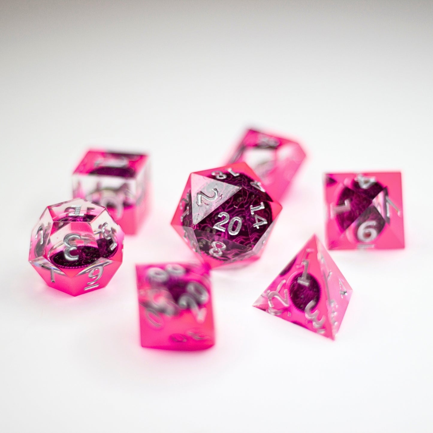 Little Worlds 7pc Resin Dice Set | Yggdrasil the World Tree