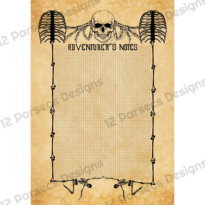 Boneyard TTRPG Character Sheet (DIGITAL DOWNLOAD)