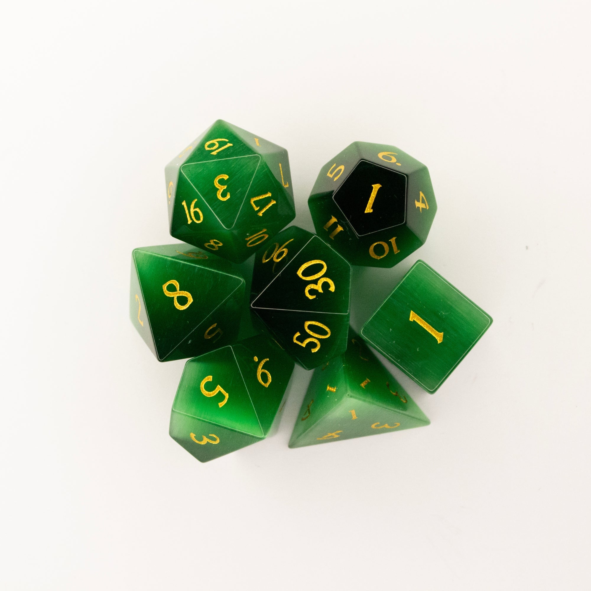 Emerald clearance gemstone dice