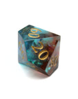 Prismatic Ember 7pcs Inclusion Dice Set | Sharp Edge Dice