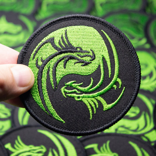 Double Dragon 3" Embroidered Patch