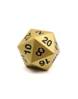 Matte Gold Metal Dice (7pcs Set)