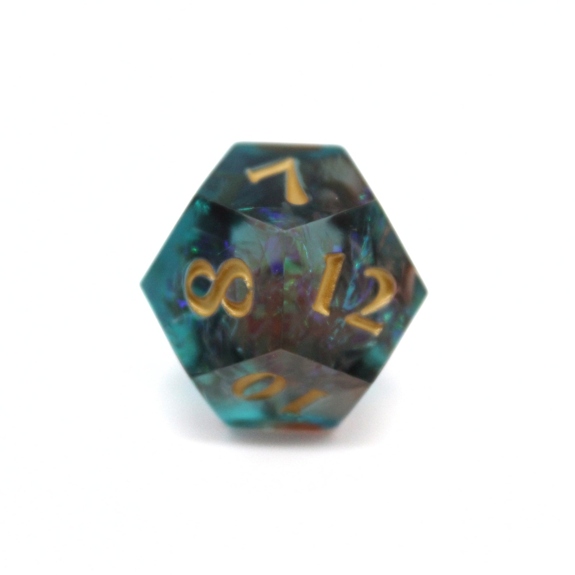 Prismatic Ember 7pcs Inclusion Dice Set | Sharp Edge Dice