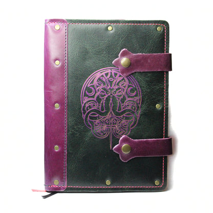 Refillable Leather Journal | Cthulhu Emblem