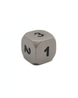 Matte Silver Metal Dice (7pcs Set)