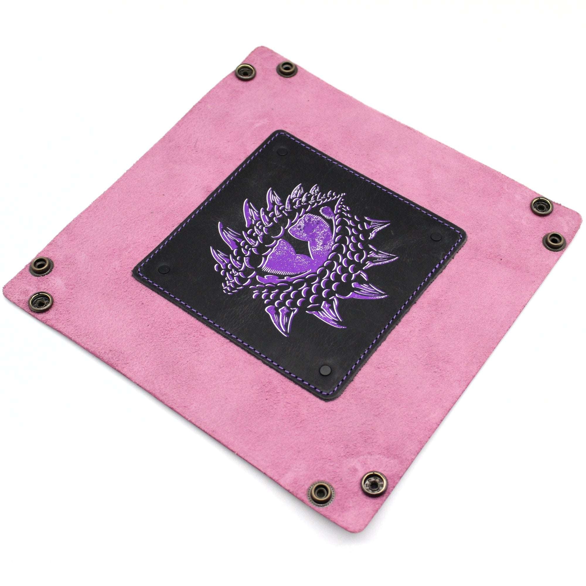 Pink Dragon Eye Dice Rolling Tray