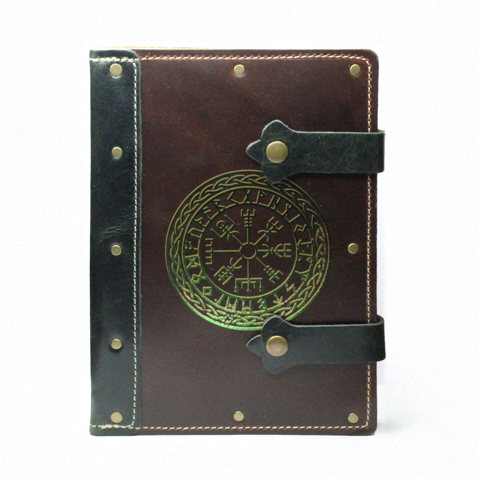 Refillable Leather Journal | Celtic Wheel