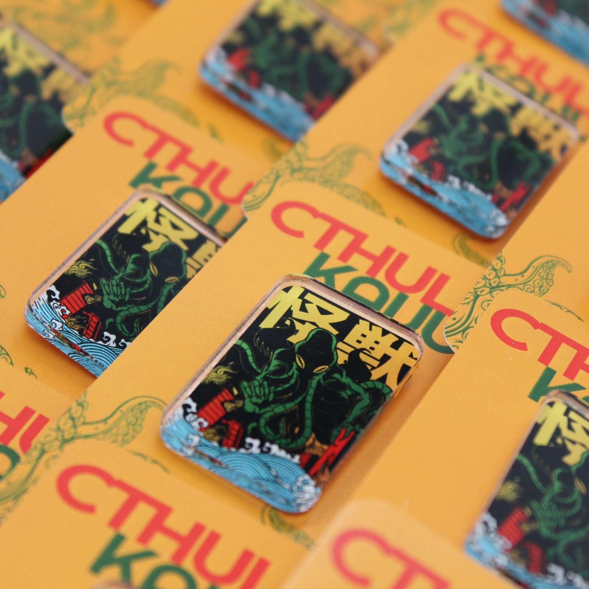 Cthluhu Kaiju Acrylic Pin