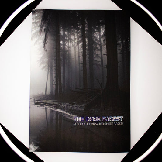 The Dark Forest TTRPG Character Sheet Book