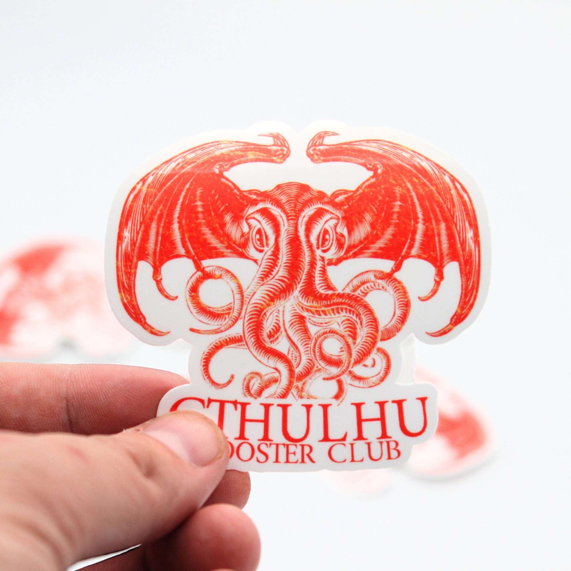 Cthulhu Booster Club Sticker 2.5"