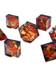 King Cthulhu 7pc Resin Dice Set | Little Worlds Collection