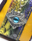 Medium Leather Dice Bag | Evil Eye