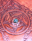 Red Dragon Grimoire Leather Journal