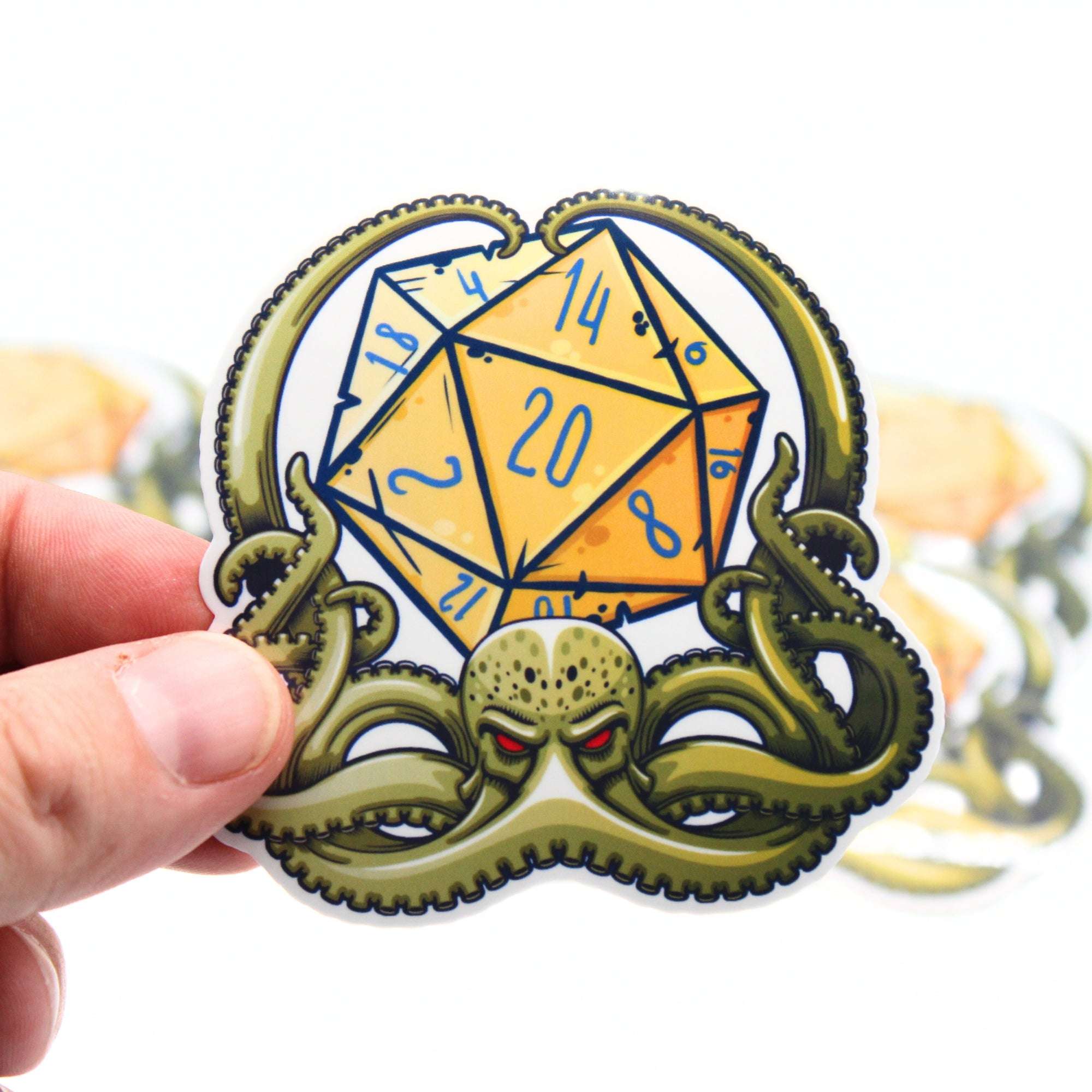 D20 Cthulhu Vinyl Sticker 2.5"