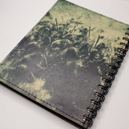 Orc War Leather Spiral Notebook
