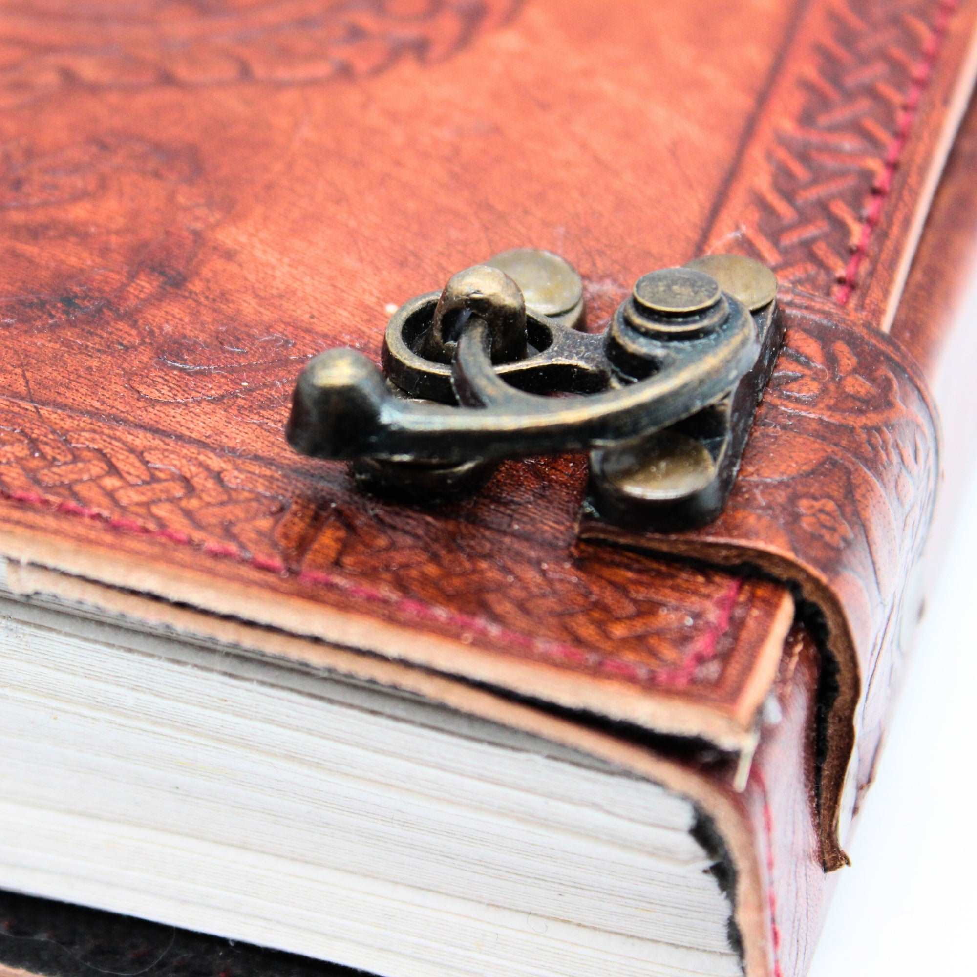 Red Dragon Grimoire Leather Journal