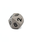 Matte Silver Metal Dice (7pcs Set)