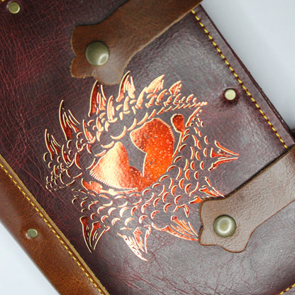 Refillable Leather Journal | Dragon Eye