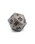 Matte Silver Metal Dice (7pcs Set)