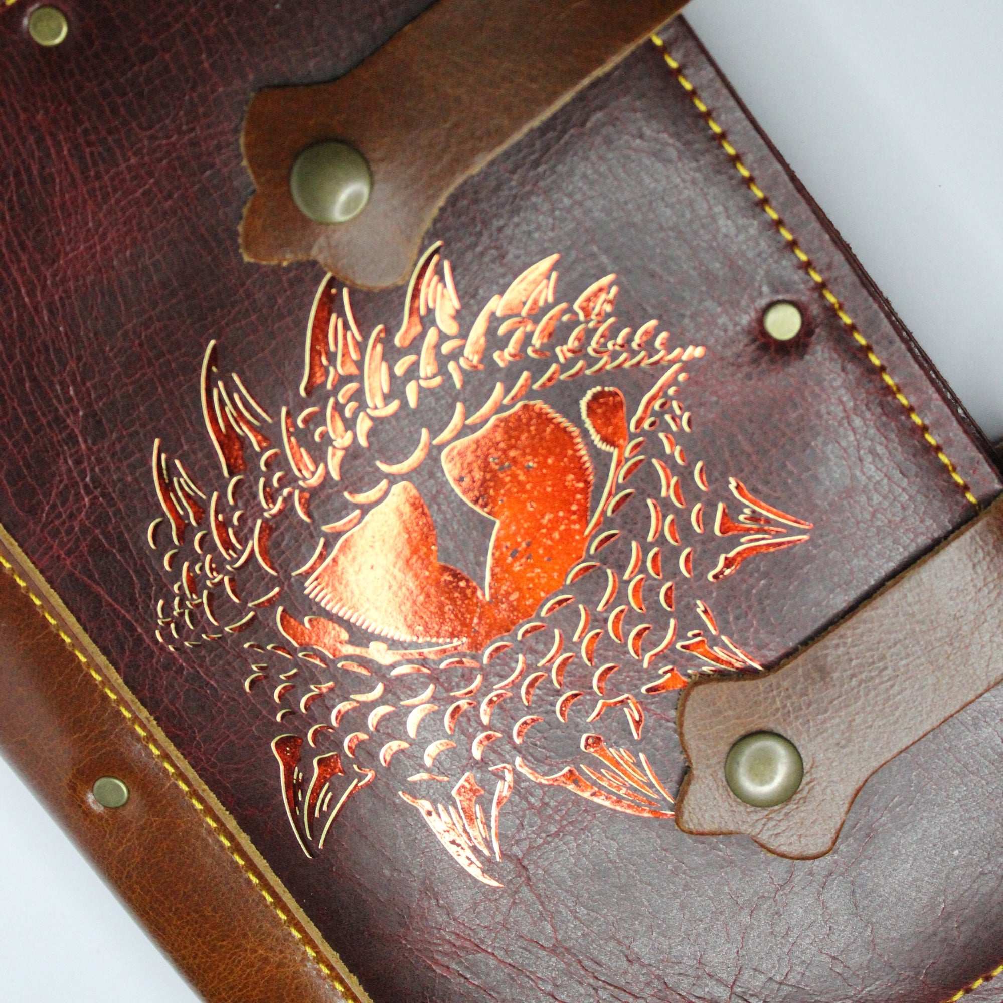 Refillable Leather Journal | Dragon Eye