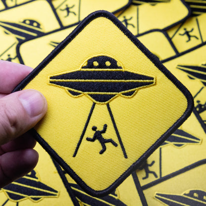 Alien Abduction Zone 3" Embroidered Patch