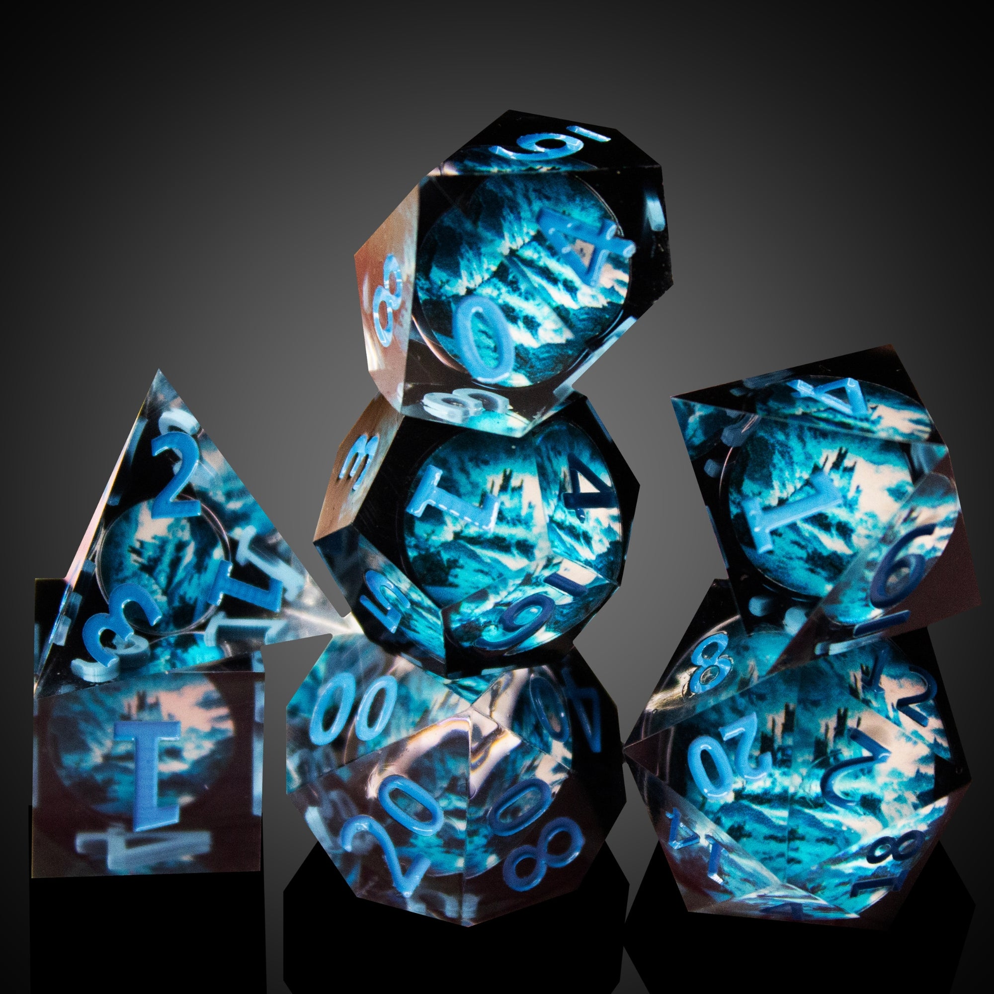 blue dice