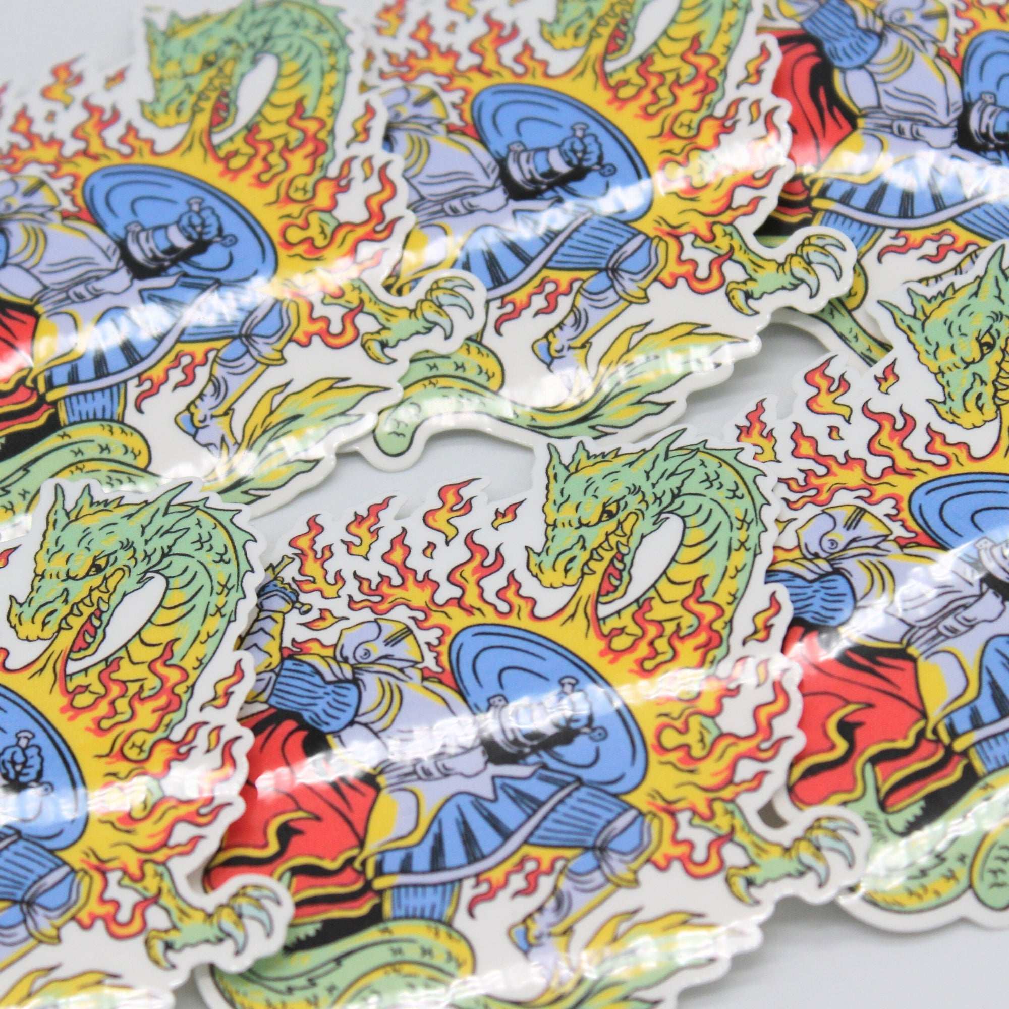 Dragon Battle Sticker 2.5"