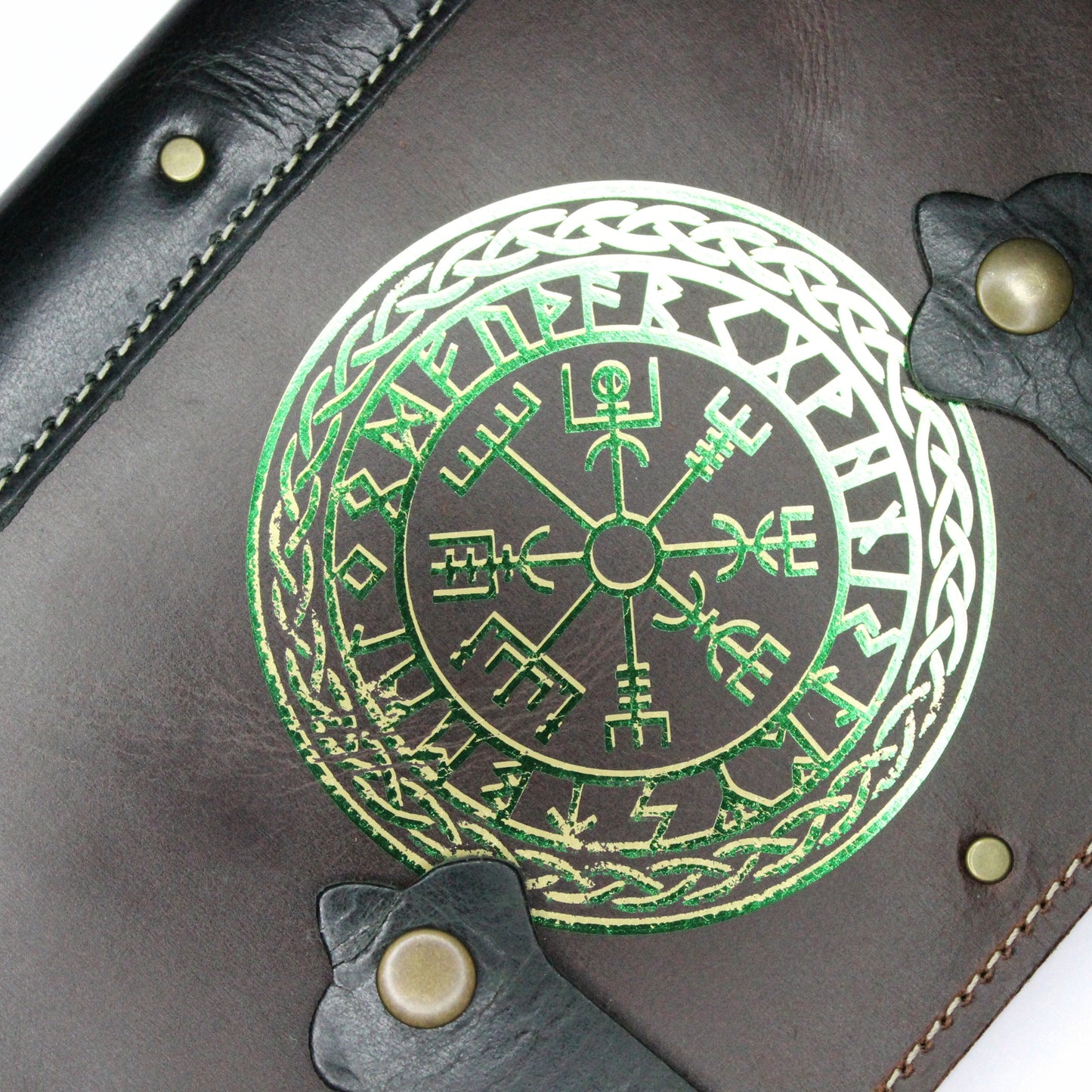 Refillable Leather Journal | Celtic Wheel