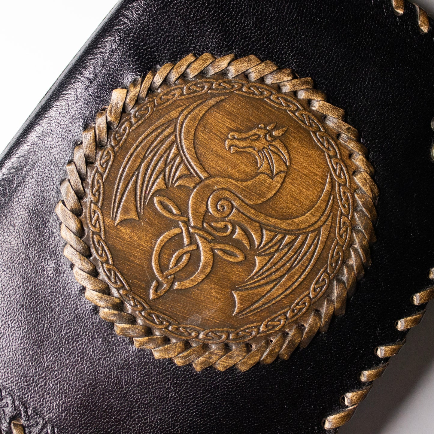 Dragon Crest Leather Notebook