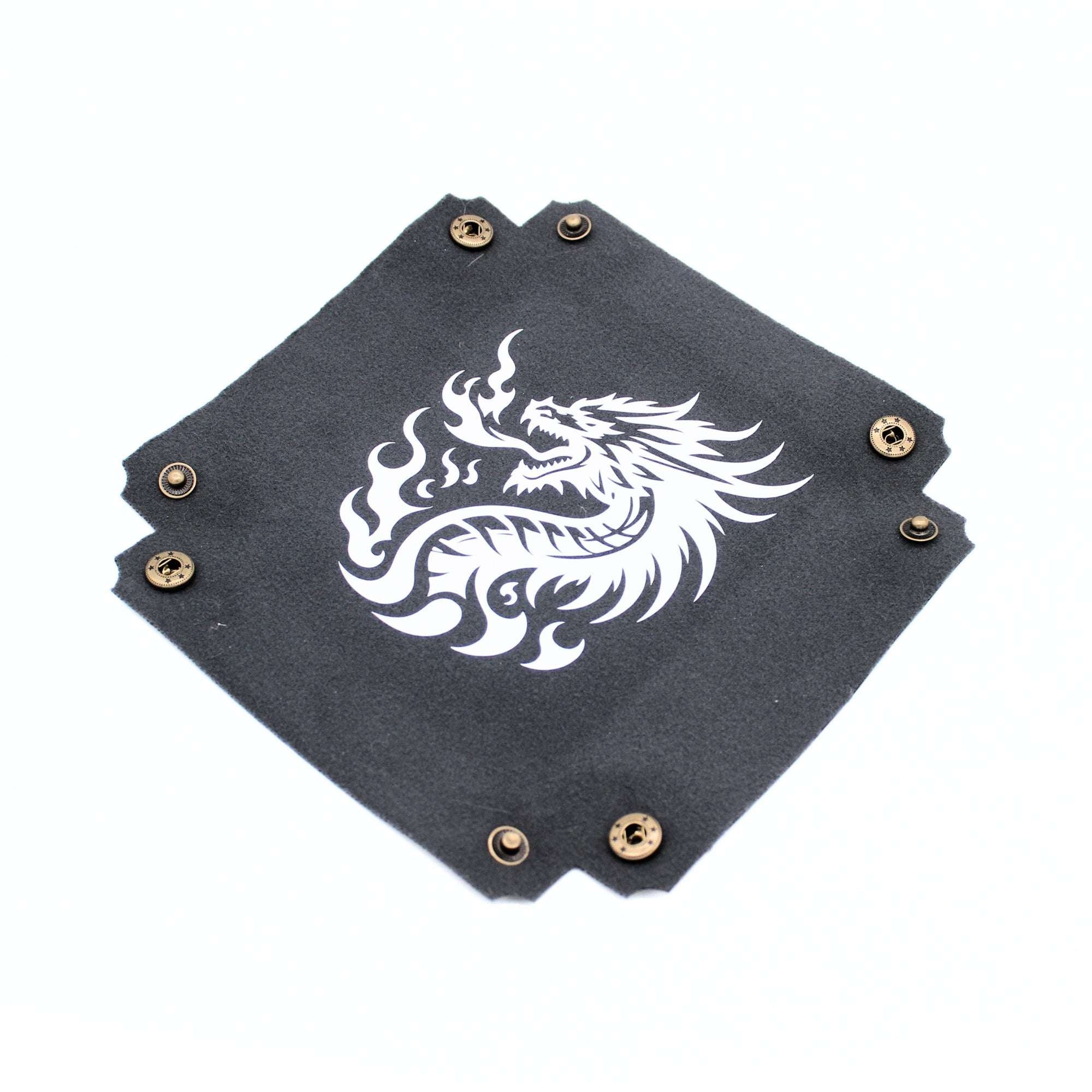 Dragon Crest Faux Leather Dice Tray