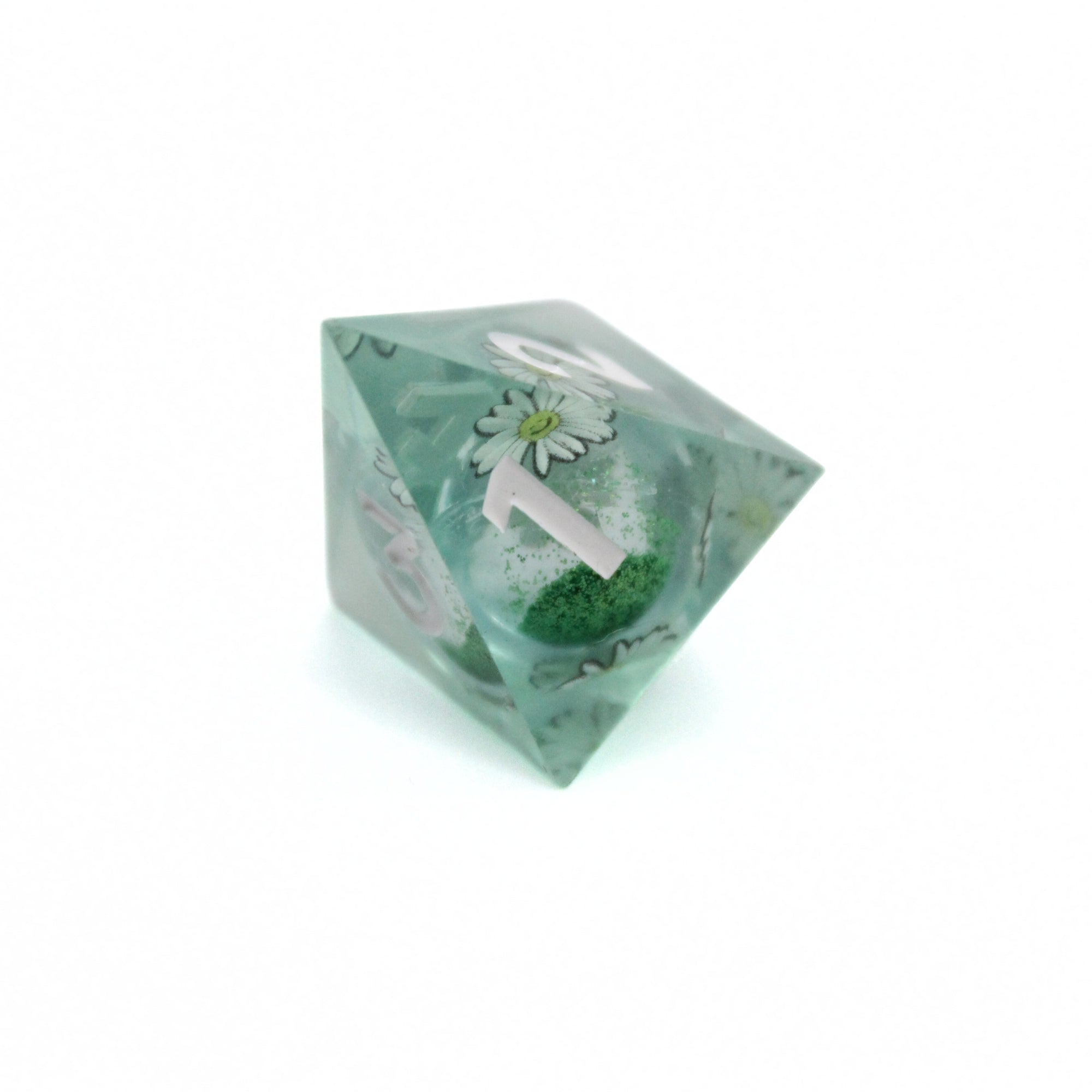 Spring Meadow Liquid Core 7pcs Dice Set | Sharp Edge Dice