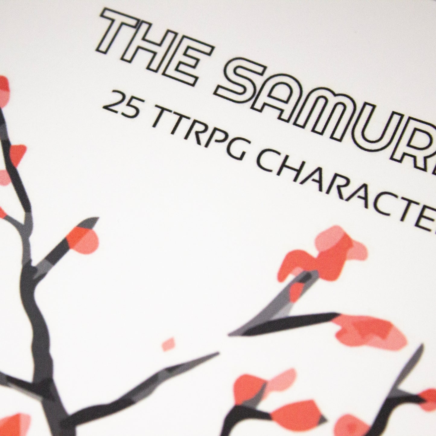 The Lone Samurai TTRPG Character Sheet Book