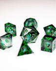 The Mind's Eye 7pc Resin Dice Set | Little Worlds Collection