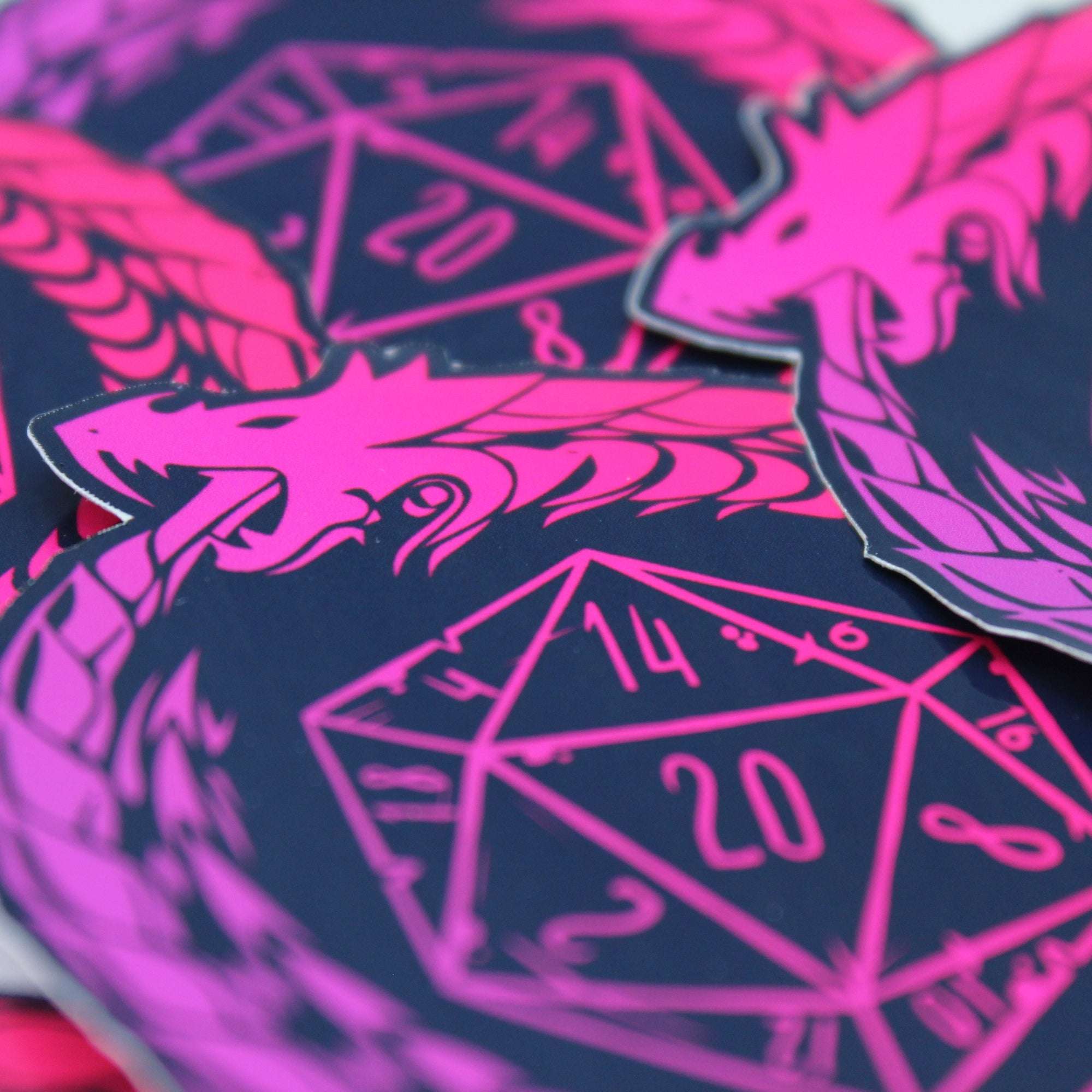 Ouroboros D20 Vinyl Sticker 2.5&quot;