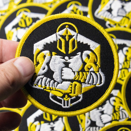 DnD Dice Fighter 3" Embroidered Patch