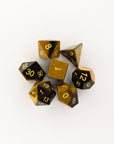 Tiger's Eye | Natural Gemstone Dice (7pc Set)