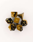 Tiger's Eye | Natural Gemstone Dice (7pc Set)