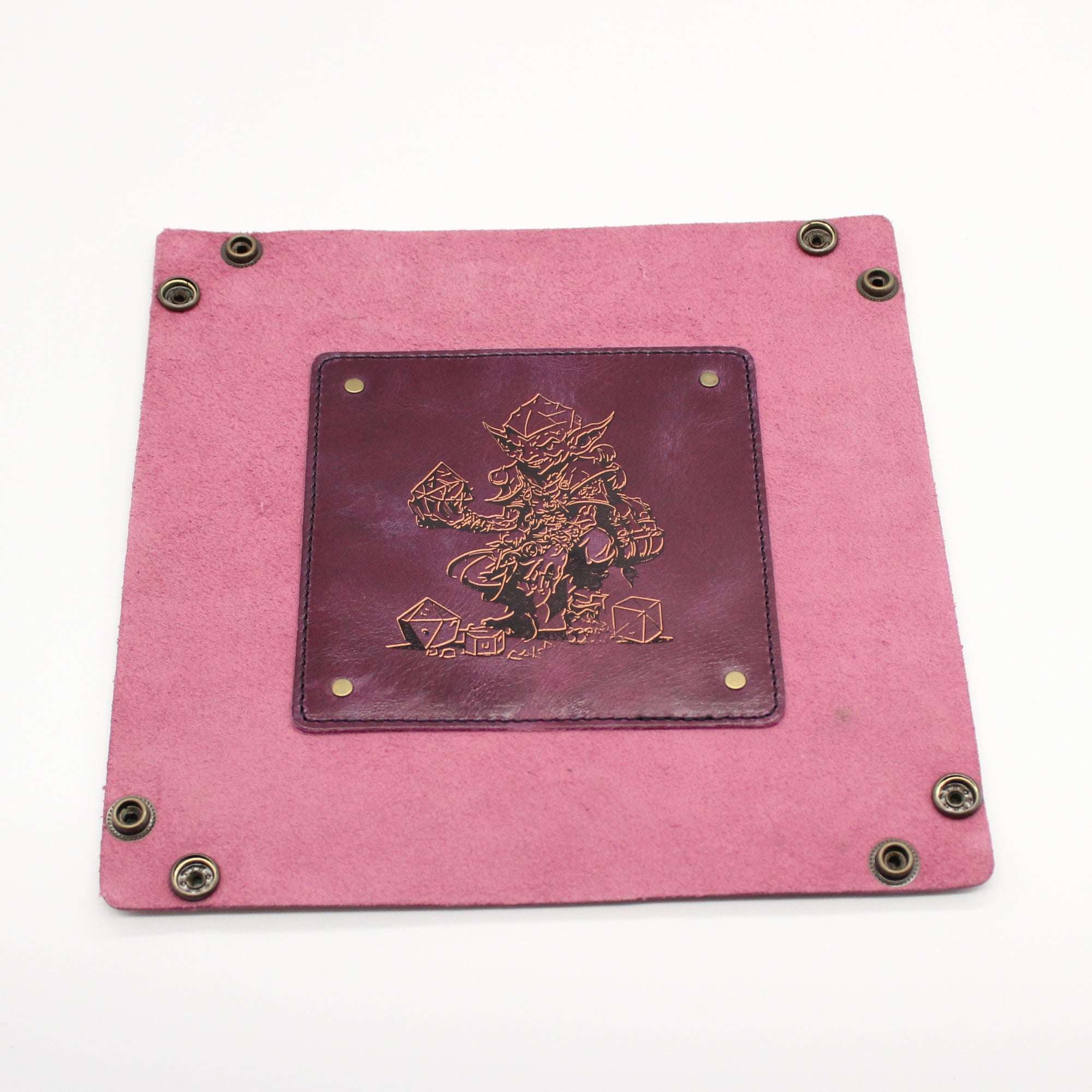 Pink Dice Goblin Dice Rolling Tray