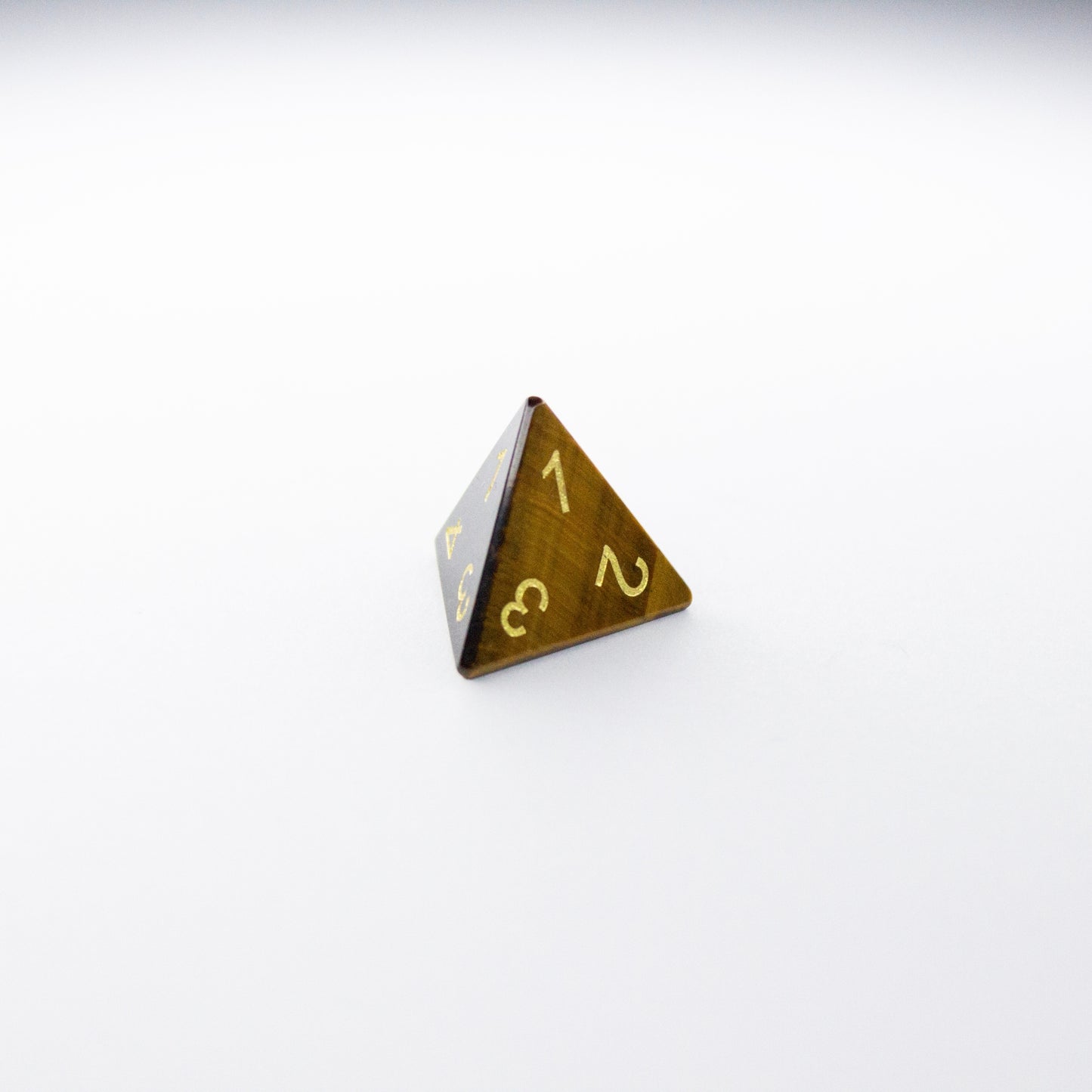 Tiger's Eye | Natural Gemstone Dice (7pc Set)