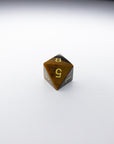 Tiger's Eye | Natural Gemstone Dice (7pc Set)