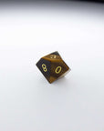 Tiger's Eye | Natural Gemstone Dice (7pc Set)