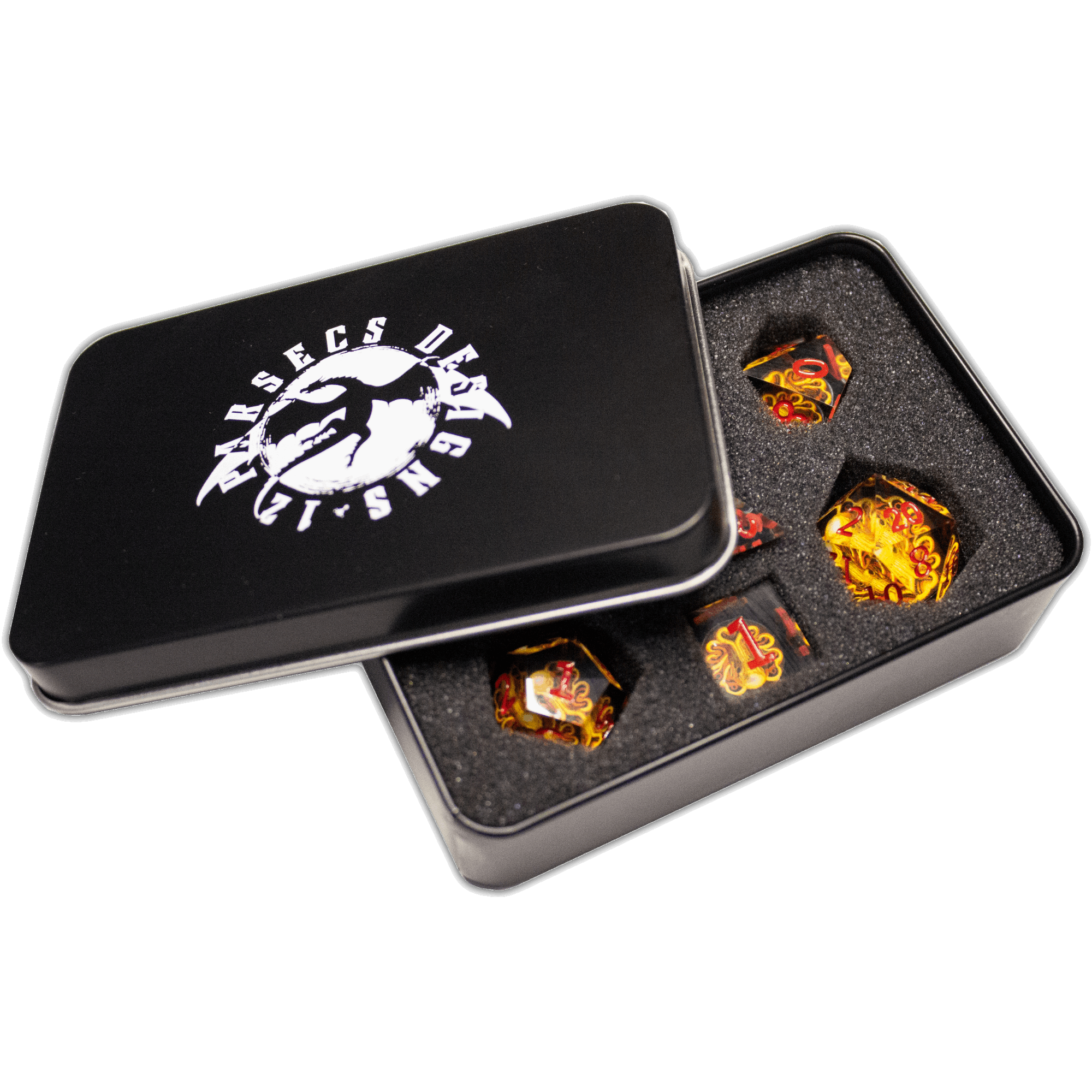 King Cthulhu 7pc Resin Dice Set | Little Worlds Collection