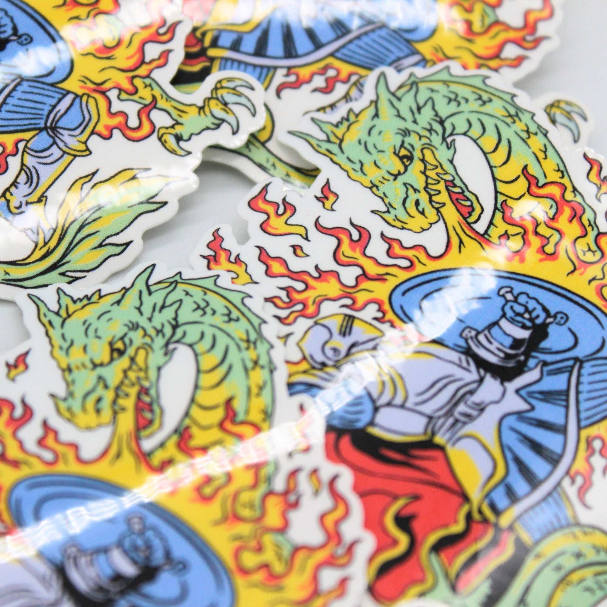 Dragon Battle Sticker 2.5"